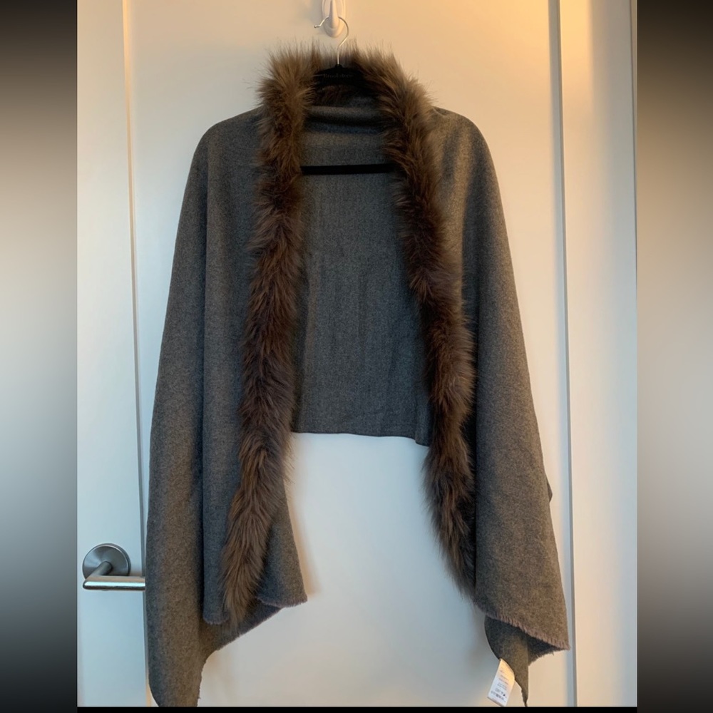 Faux Fur Shawl